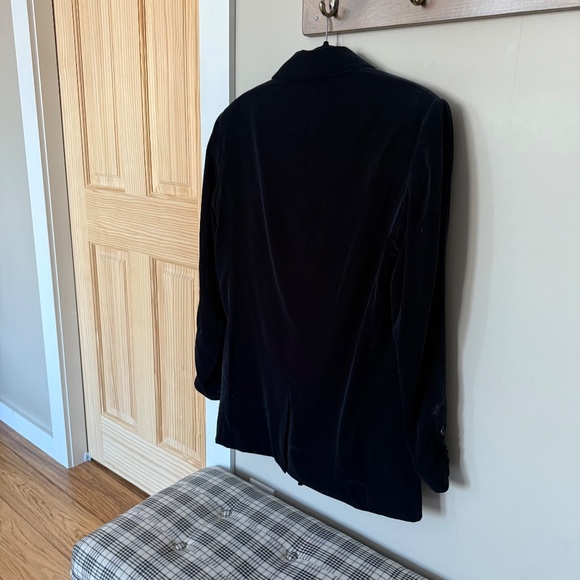 Smash + Tess Very Velvet Blazer Midnight Black Medium - Picture 8 of 12
